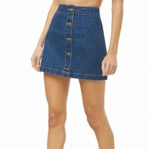 F21 high waisted skirt